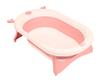 Kikkaboo Foldy Folding Baby Bathtub with Drain, Easy to Clean, from Birth, Pink view 2