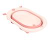 Kikkaboo Foldy Folding Baby Bathtub with Drain, Easy to Clean, from Birth, Pink view 3