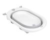 Kikkaboo Foldy Folding Baby Bathtub with Drain, Easy to Clean, from Birth, Pink view 4