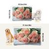 Waassud Beautiful Roses Thick Dog Bed Mat, Non-Slip Chew-Resistant Pet Bed for Dogs and Cats, Soft Washable Kennel Crate Pad for Floor, Sofa or Car, 45.7 cm x 61.0 cm view 3