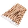 100/200-Piece 15.2 cm Cotton Swabs with Wooden Handles, Sterile Applicators for Wounds and Makeup view 2