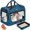 PetMasion Extra-Large Cat Carrier for 2 Cats, Soft-Sided Travel Bag, XL, 61 × 41.9 × 41.9 cm view 1