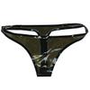 GAYLOP Sexy Latex Rubber Women's Briefs Thong, Handmade, Blue, XXXL view 1