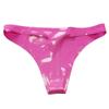 GAYLOP Sexy Latex Rubber Women's Briefs Thong, Handmade, Blue, XXXL view 4