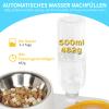 Cat Bowl Set with Automatic Water Bottle view 3