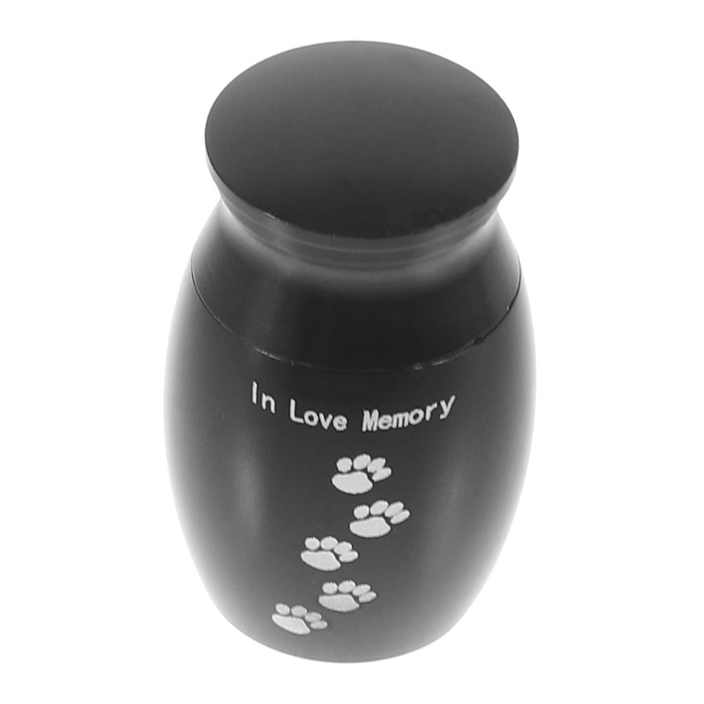 HAPINARY Metal Pet Urn for Dog and Cat Ashes, Sealed Alloy Cremation Urn