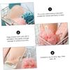 FOMIYES Bath Towels with Exfoliating Gloves, Back Scrubber and Massage Ball for Full-Body Exfoliation view 4