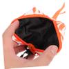 BESPORTBLE Portable Fabric Pet Waste Bag Holder, Orange view 4