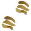 Healeved 2-Set Horn Gua Sha Scraping Tools for Muscle Relaxation and Facial Massage, Yellow, 6 Pieces view 1