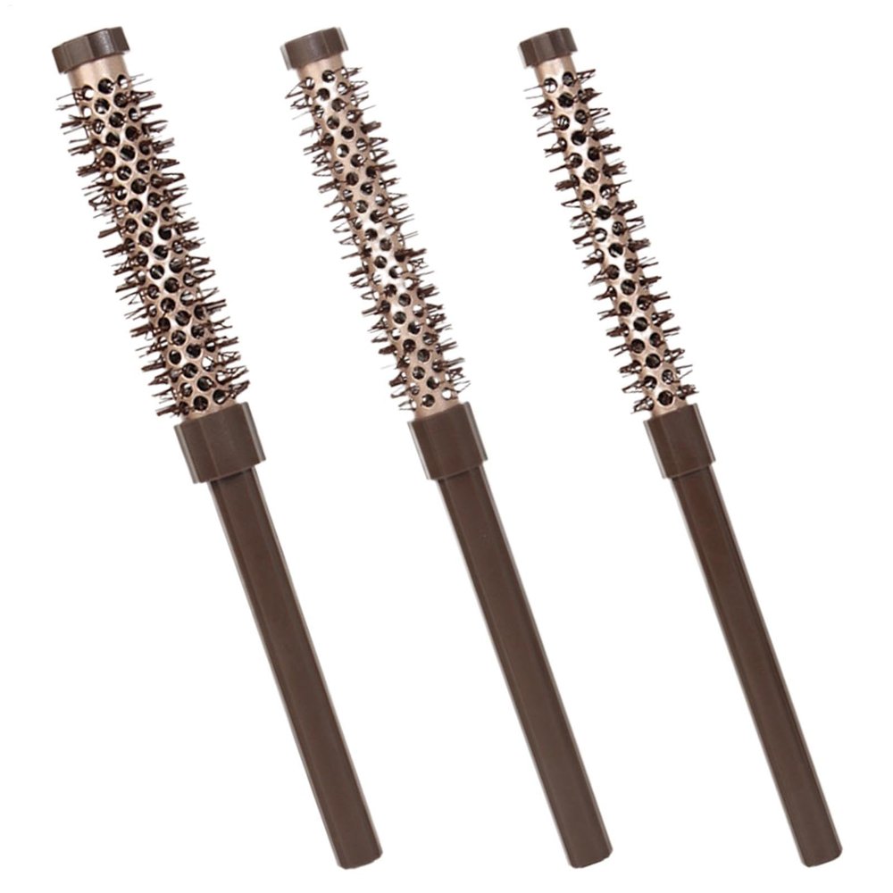 Small Round Hair Brush for Blow-Drying and Mustache Styling