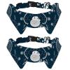 Bow Ties for Cats and Dogs, Adjustable, for Puppies and Kittens, Sea Turtles on Blue Waves, 2 Pack view 1