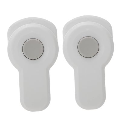 Child Safety Lock for Oven, 2-Pack, White Plastic