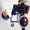 RONGSHEN Folding Adult Transport Wheelchair with Flip-Up Armrests view 2