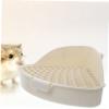 Veemoon Triangular Plastic Pet Toilet with Filter Base view 3