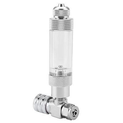 Saluaqui High-Precision CO2 Regulator Needle Valve with Check Valve and Bubble Counter for Aquariums