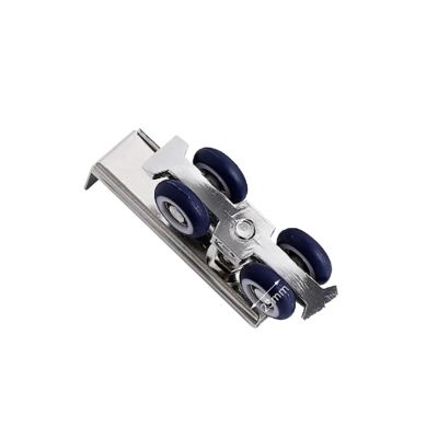 HEXHUASR 1-Piece Sliding Roller for Hanging Rail, Wooden Doors, 4 Wheels