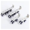 HEXHUASR 1-Piece Sliding Roller for Hanging Rail, Wooden Doors, 4 Wheels view 2