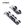 HEXHUASR 1-Piece Sliding Roller for Hanging Rail, Wooden Doors, 4 Wheels view 3