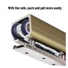 HEXHUASR 1-Piece Sliding Roller for Hanging Rail, Wooden Doors, 4 Wheels view 4