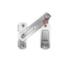 HEXHUASR Door Latch, 180-Degree Stainless Steel Sliding Bolt, White, 4 in, 1 Pc view 1