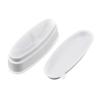 French Nail Powder Dish, White PVC view 1
