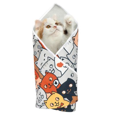 Cat Nail Trim Restraint Wrap