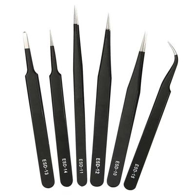 Portable Precision Tweezer Set for Repairs
