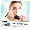 10-Piece Makeup Brush Set with Synthetic Hair and Wood for Professionals view 3