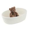 Handmade Decorative Braided Rope Storage Basket view 1