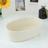 Handmade Decorative Braided Rope Storage Basket view 2