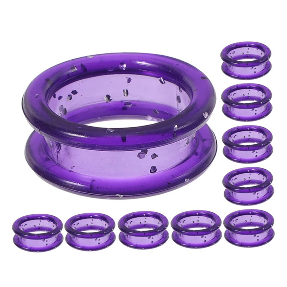 Toddmomy 10-Pack Silicone Finger Protectors for Shears