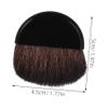 BAZEITFLOW Portable Flat Concealer & Blush Brush for Women view 2
