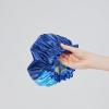 LONGDON HOMEONE Reusable EVA Shower Cap for Women, Blue Dog, 1-Pack view 4