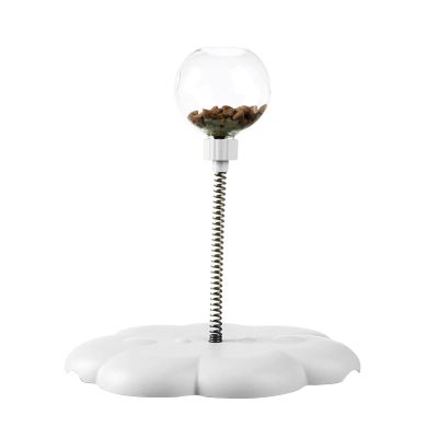 Interactive Treat-Dispensing Spinner Toy for Indoor Cats
