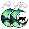 Warmhm 2-Piece Cat and Moon Wall Art view 1