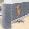 Cat Scratch Mat, 100 x 30 cm, Self-Adhesive, Customizable, Furniture Protection, Light Grey view 1