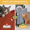Cat Scratch Mat, 100 x 30 cm, Self-Adhesive, Customizable, Furniture Protection, Light Grey view 2