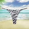 Sexy Underwear Set, Women's Thong with Thin Straps, Low-Waist Seamless Bikini (Orange, L) view 2
