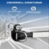 M12 Thru Axle for Bicycle Trailers, 167–192 mm, Adjustable, with Anti-Loosening Nuts view 4