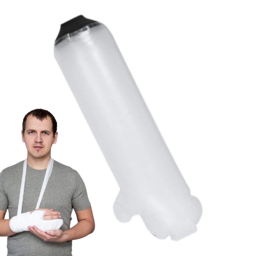 Qfdiwr Waterproof Full-Arm Shower Cover for Leg Casts