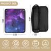 Universe Galaxy Nebula Space Hairstyling Tool Bag with Heat-Resistant Mat view 4