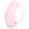 Manual Facial Cleansing Brush, Pink, Double-Sided view 1