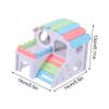 VICASKY Wooden Hamster House for Small Pets view 2