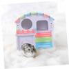 VICASKY Wooden Hamster House for Small Pets view 4