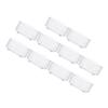 Supvox 10 Pack Acrylic Reptile Feeding Bowls view 1