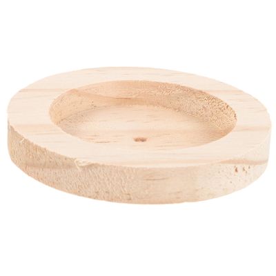 Kisangel Wooden Pet Food Bowl