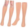 Long Moisturizing Socks for Cracked Feet, Khaki, 1 Pair view 1