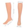 Long Moisturizing Socks for Cracked Feet, Khaki, 1 Pair view 2