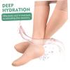 Long Moisturizing Socks for Cracked Feet, Khaki, 1 Pair view 3