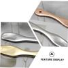 FRCOLOR 3-Piece Zinc Alloy Cosmetic Scoop Set view 2